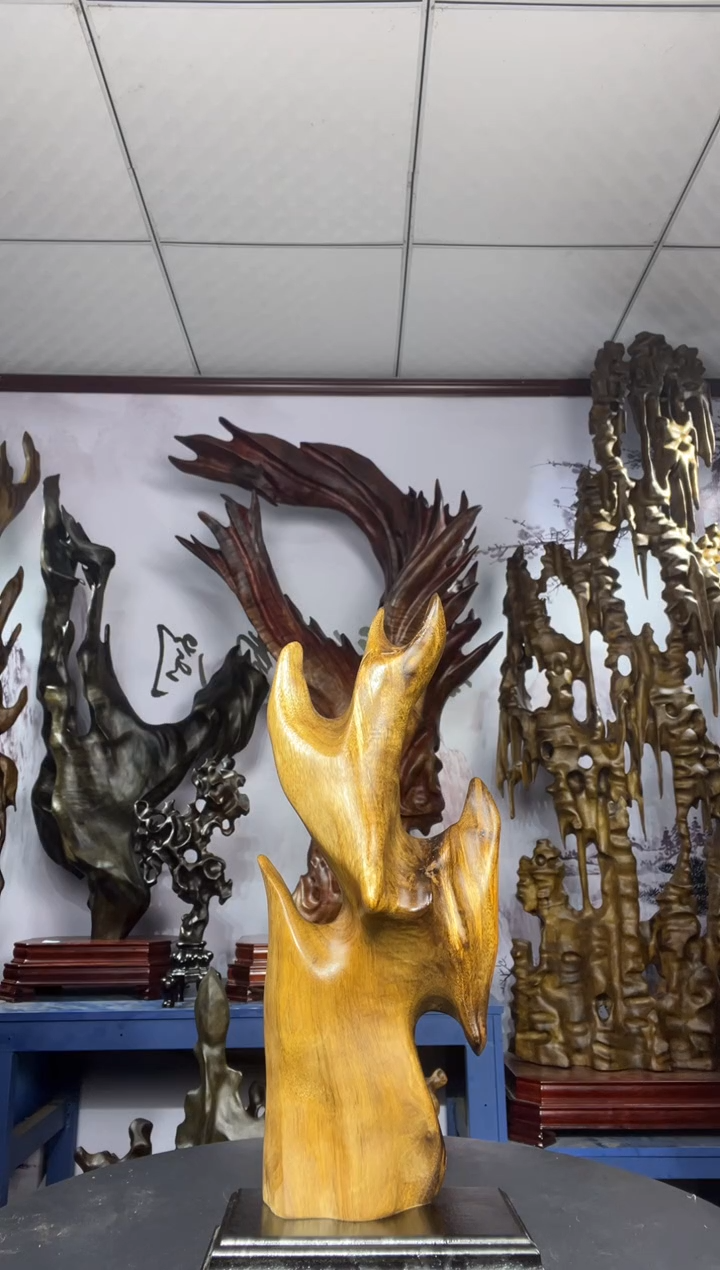 金丝楠木雕款南*金丝楠木工艺品摆件