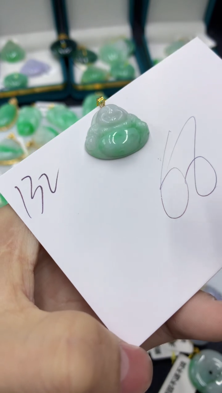 【闪购商品】翡翠颈饰18K金镶嵌号链接11111