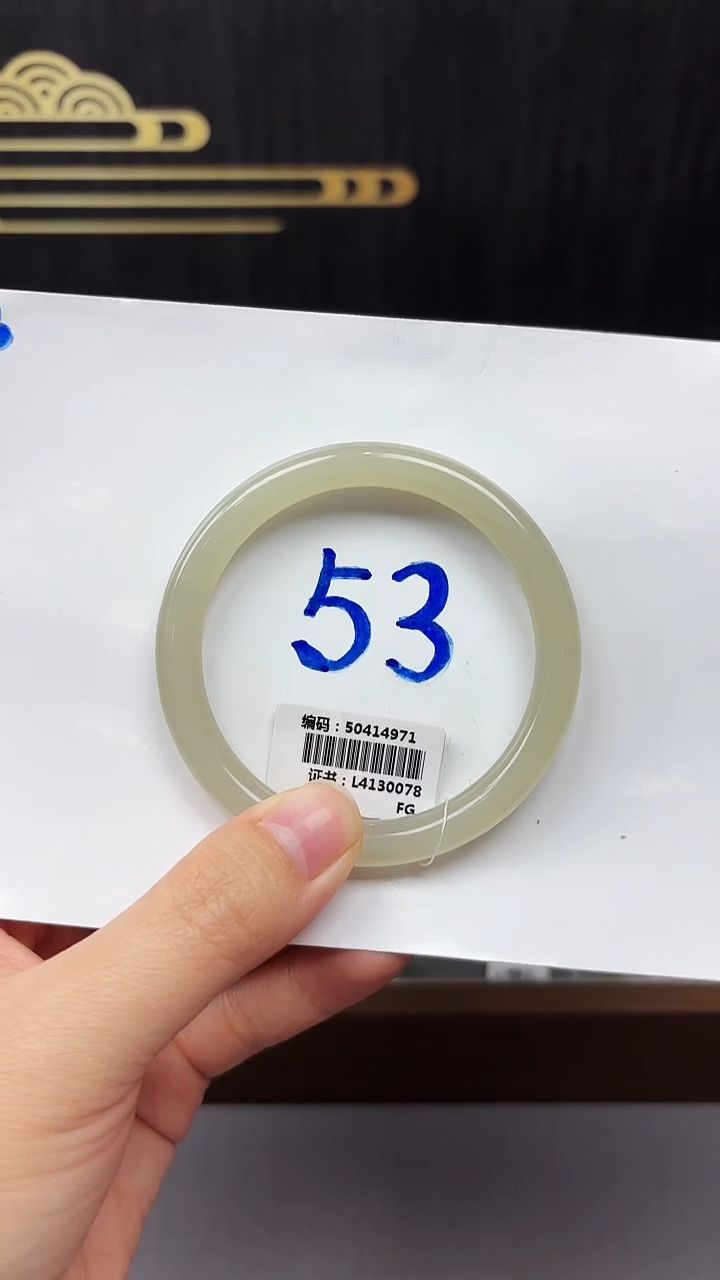 未镶嵌手镯和田玉4971