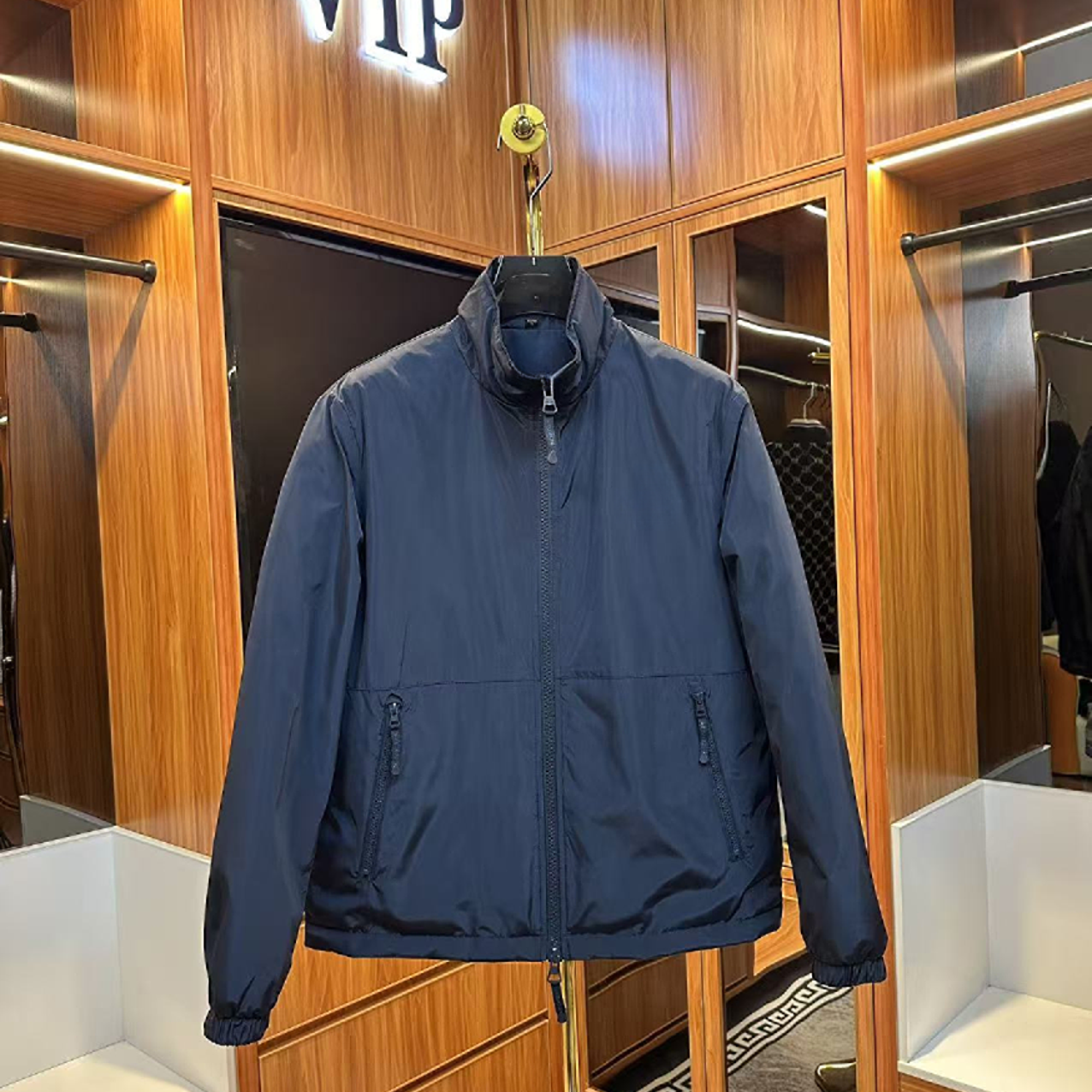 【M8889款】25款冬季老钱风男士时尚休闲羽绒防风夹克外套