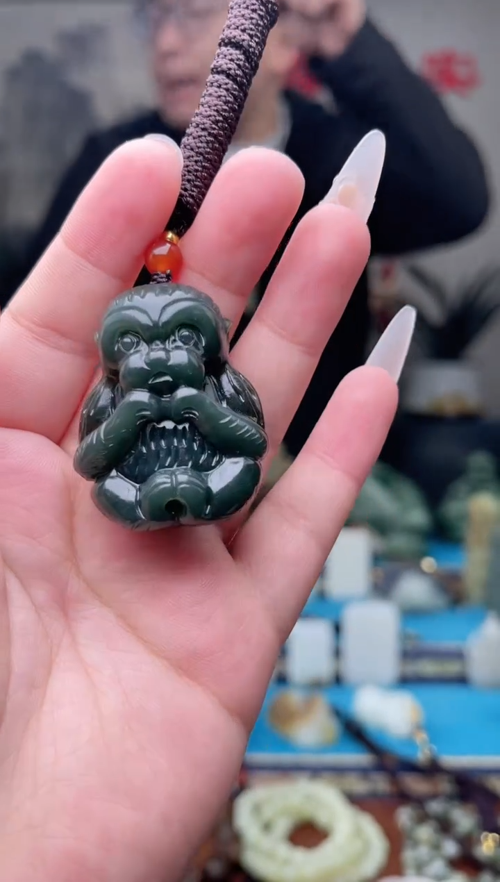 【闪购商品】和田玉未镶嵌挂件1