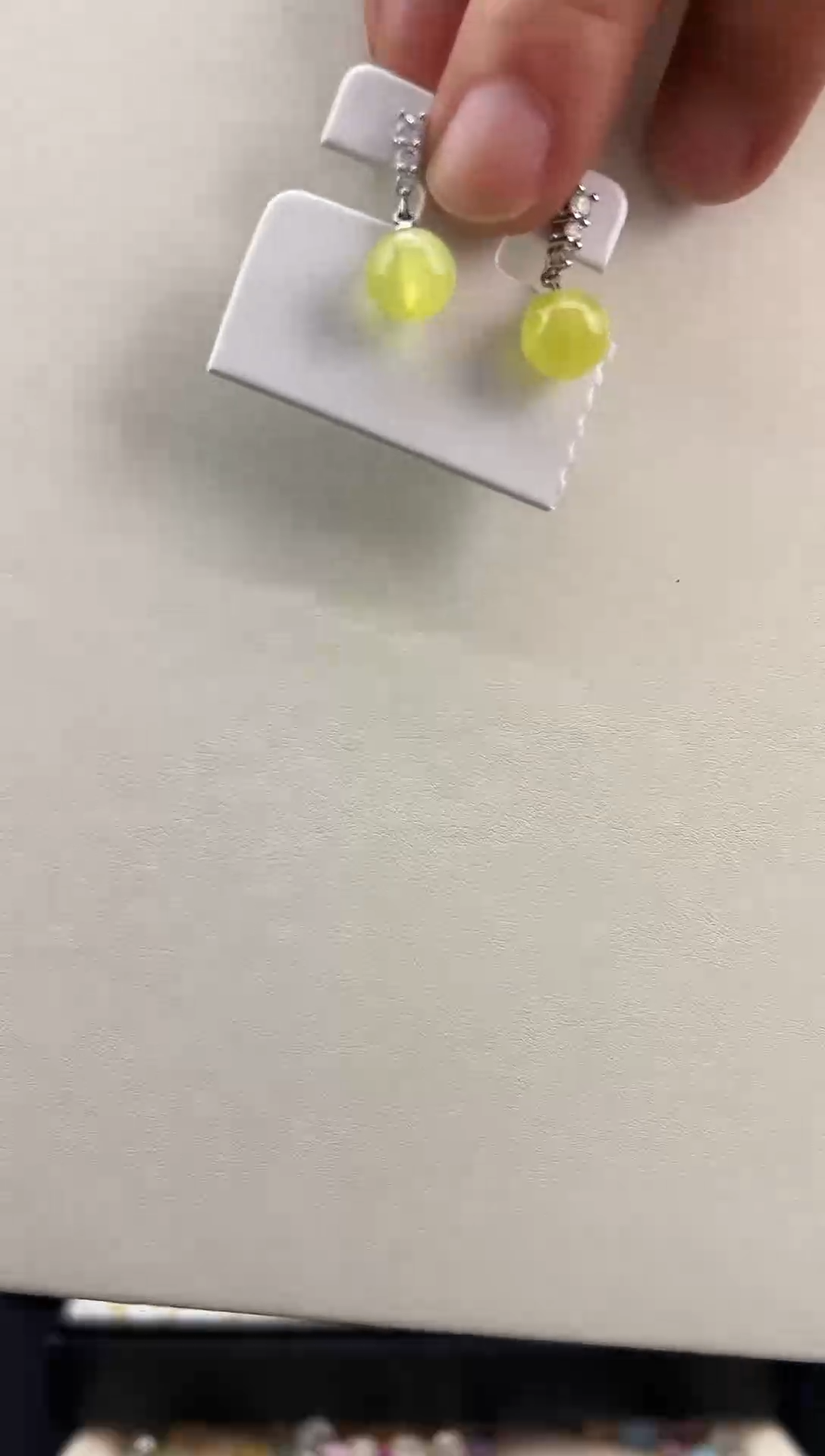 未镶嵌耳饰水晶天然葡萄石耳饰9999