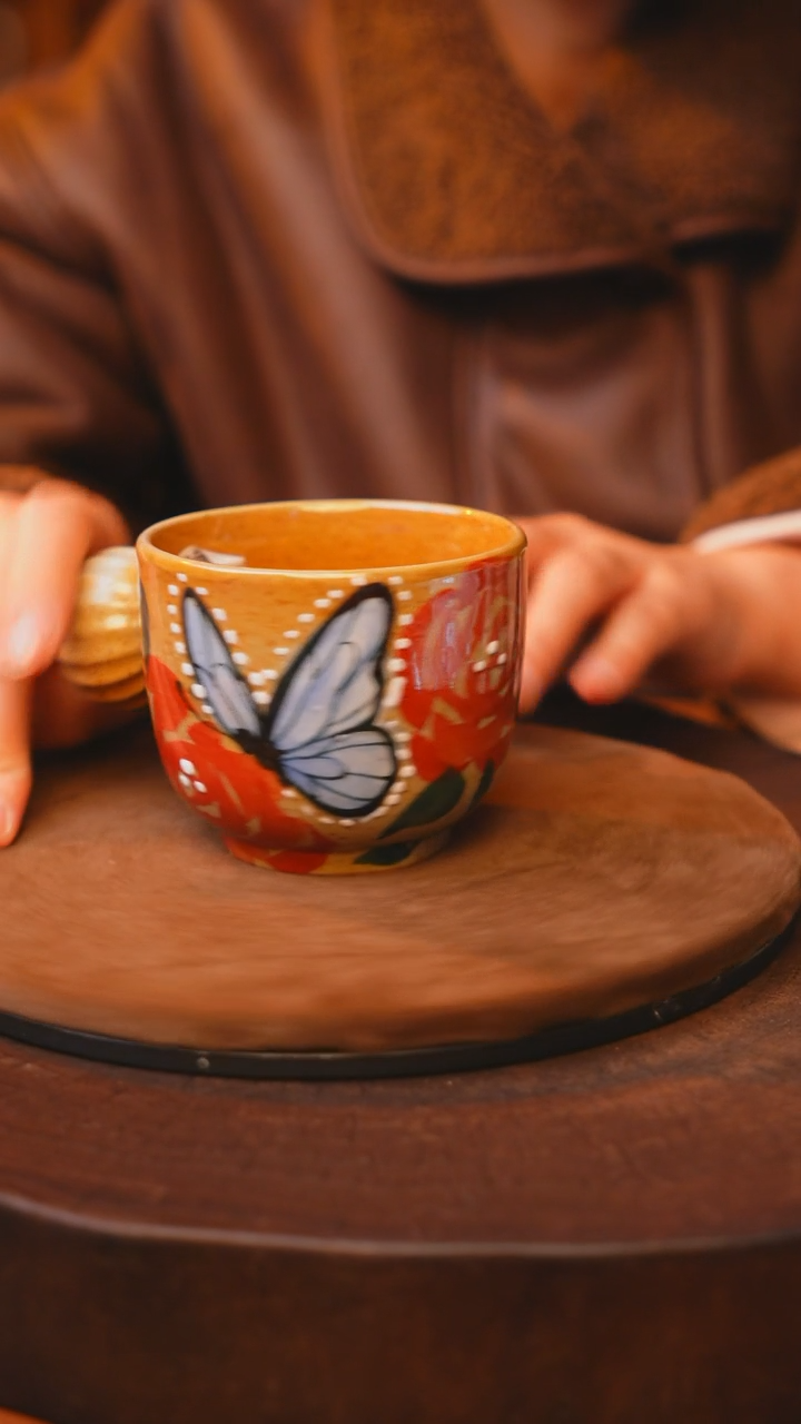 【闪购商品】瓷片景德镇手绘瓷器高温釉下彩---