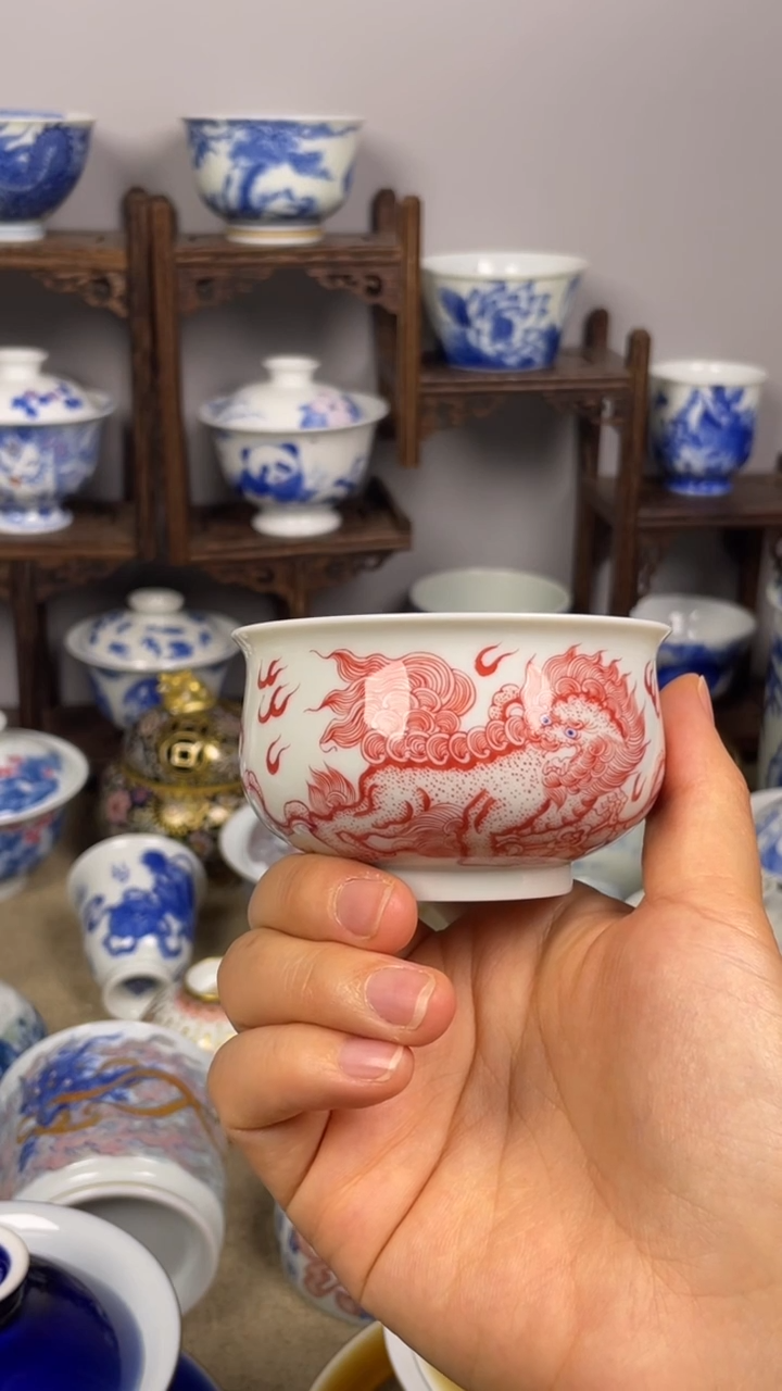 杯子景德镇手工手绘陶瓷