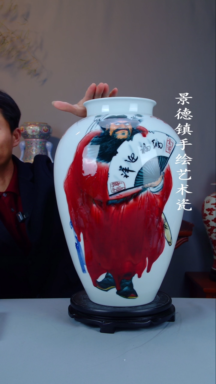 摆件景德镇手工手绘陶瓷35