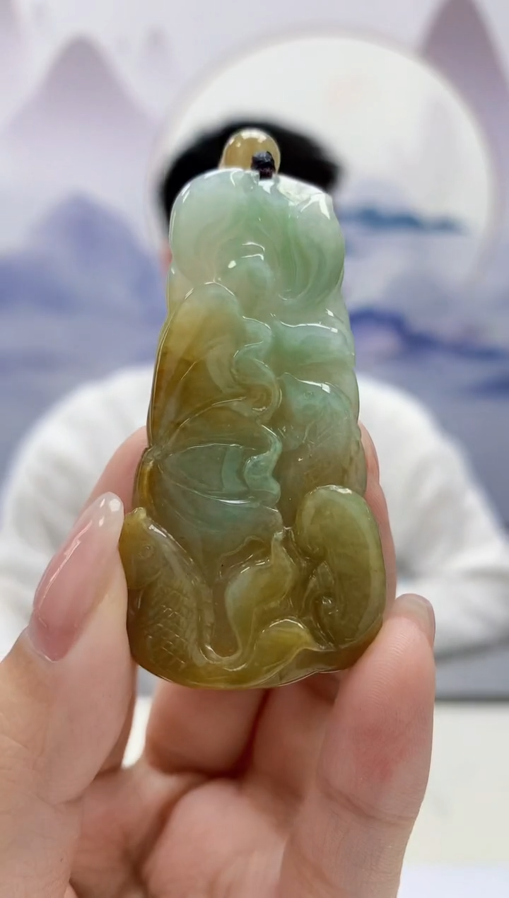 【闪购商品】翡翠未镶嵌颈饰5028kk-jj挂件7