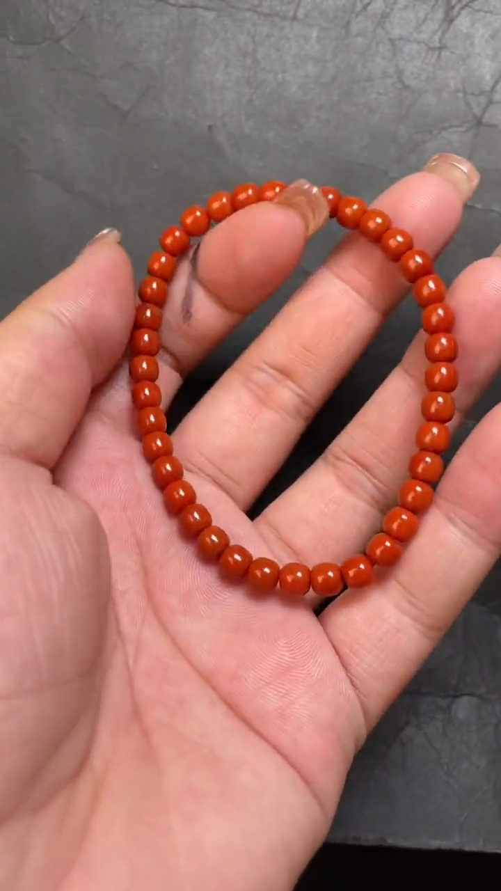 南红玛瑙31未镶嵌手串