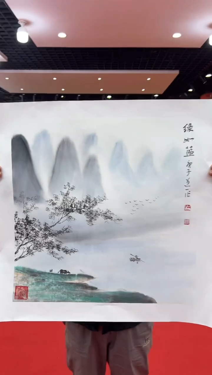 【闪购商品】国画道一李学斌手绘原作B49