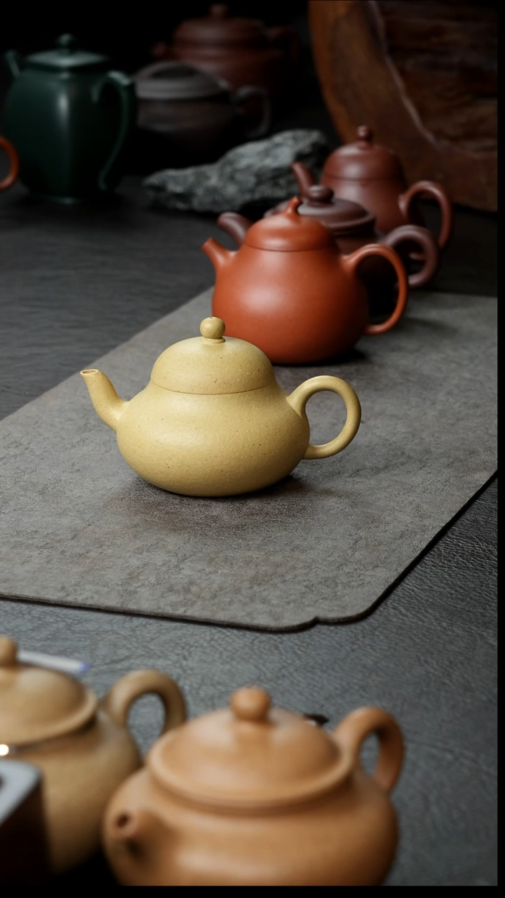 茶壶紫砂本绿半手梨140           