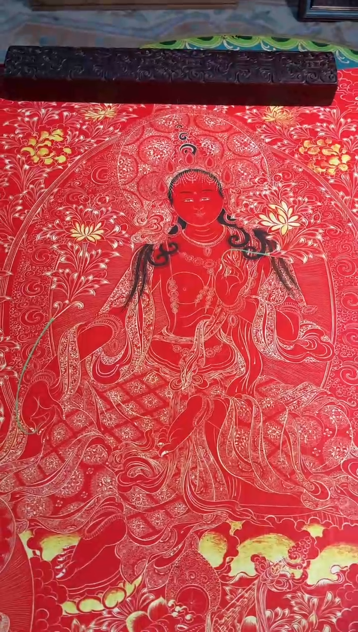 卷轴画路路的唐卡tk160