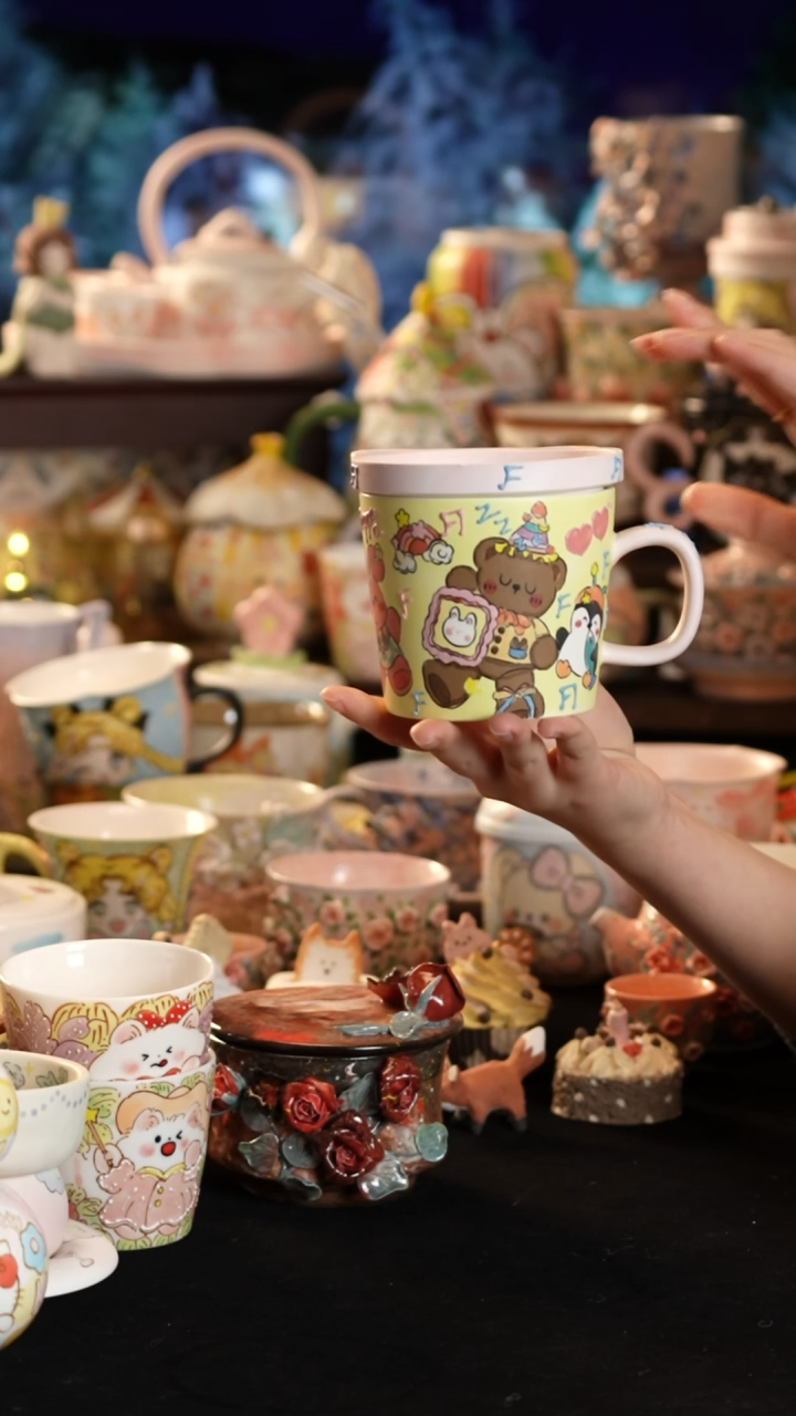 其他陶景德镇釉下彩手绘设计师款陶瓷