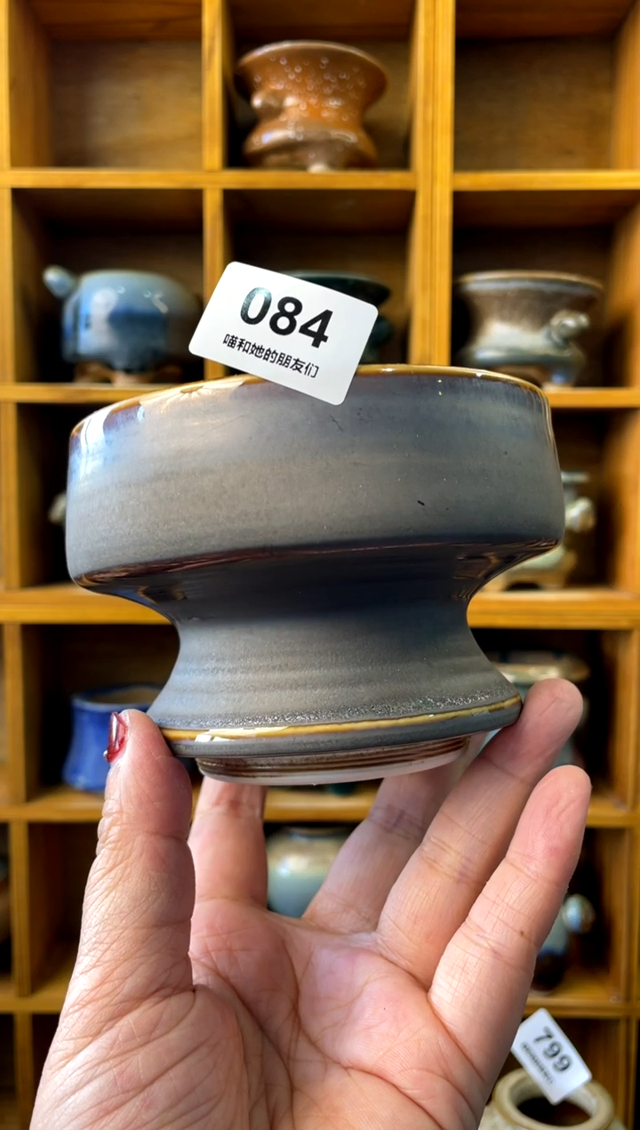 【闪购商品】陶084 内口10【喵喵团圆多肉盆】