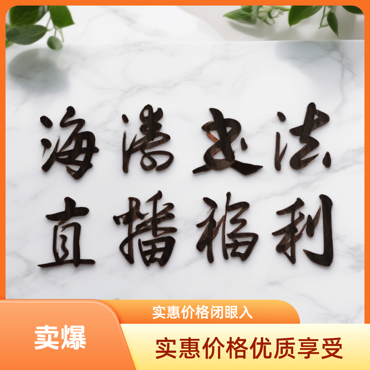 徐海涛老师 直播福利 现场书写作品  名言警句 祝福语 可定制