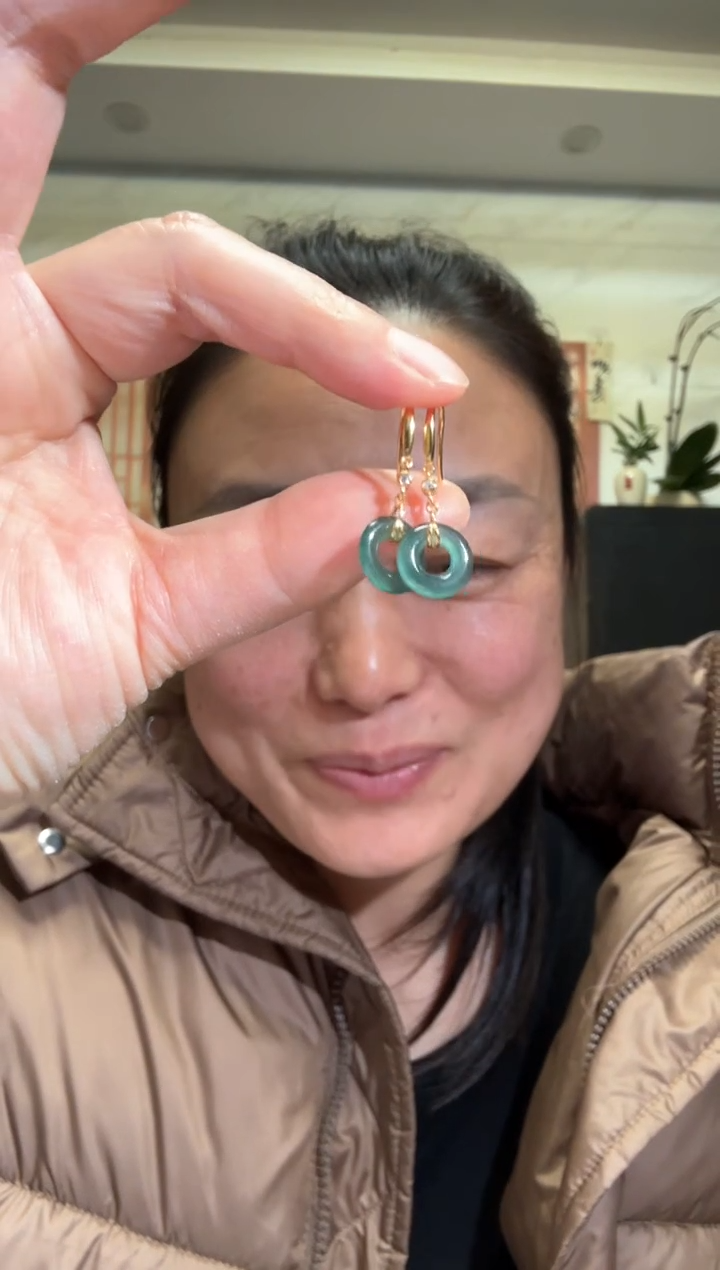 颈饰银S925镶嵌翡翠00000760