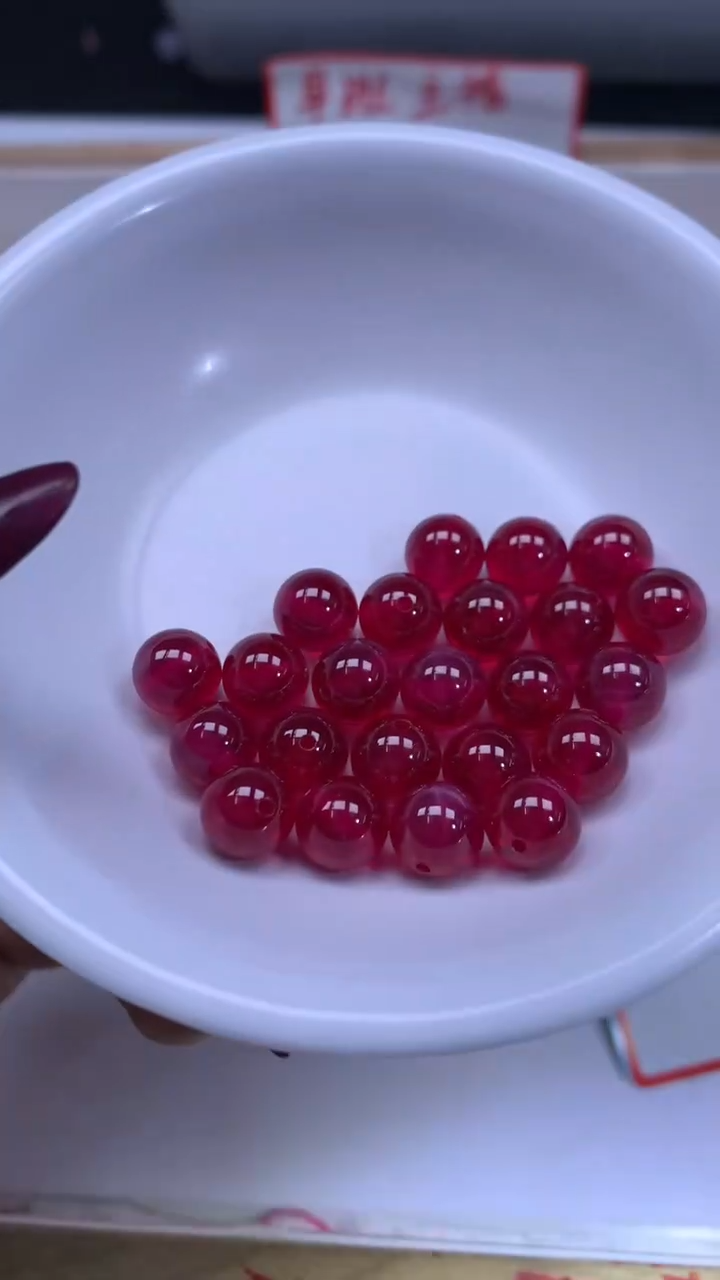 未镶嵌散珠红宝石B2150 红宝石8mm1个8.8元