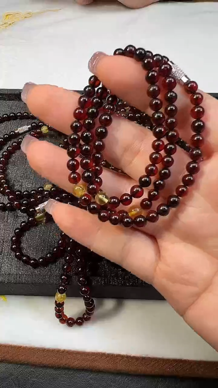 未镶嵌颈饰血珀 62435/多样性/发一件