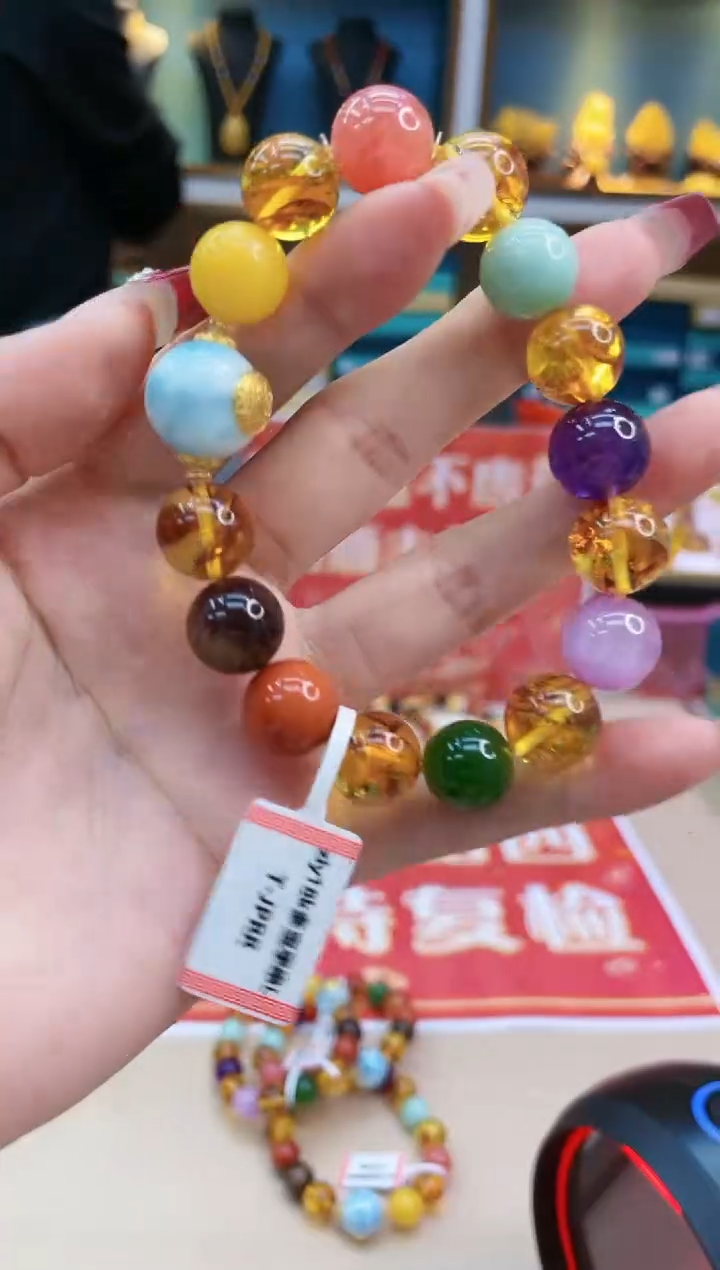 【闪购商品】琥珀裸石18K金镶嵌@@ZY50114042