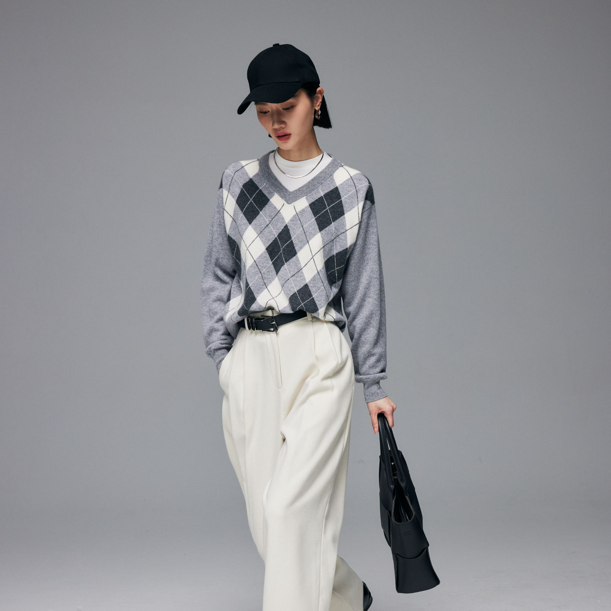 【英伦风】Y秋冬时尚V领山羊绒ET23225R【704】