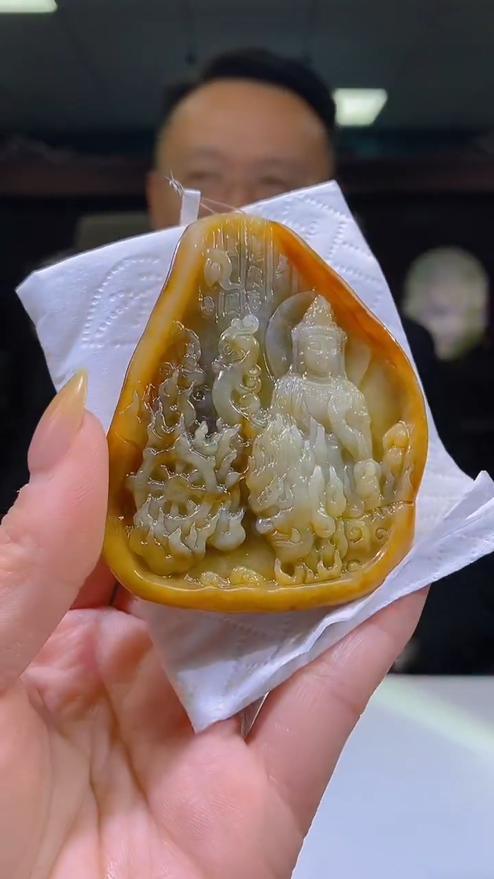 未镶嵌定制翡翠05/1121/W/观音