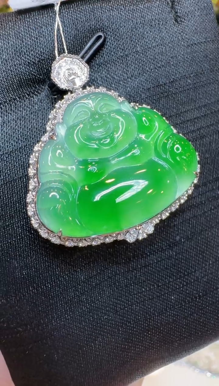 【闪购商品】翡翠吊坠(不含链)18K金镶嵌多样性团购发一件