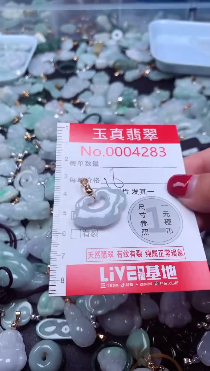 颈饰未镶嵌翡翠4283