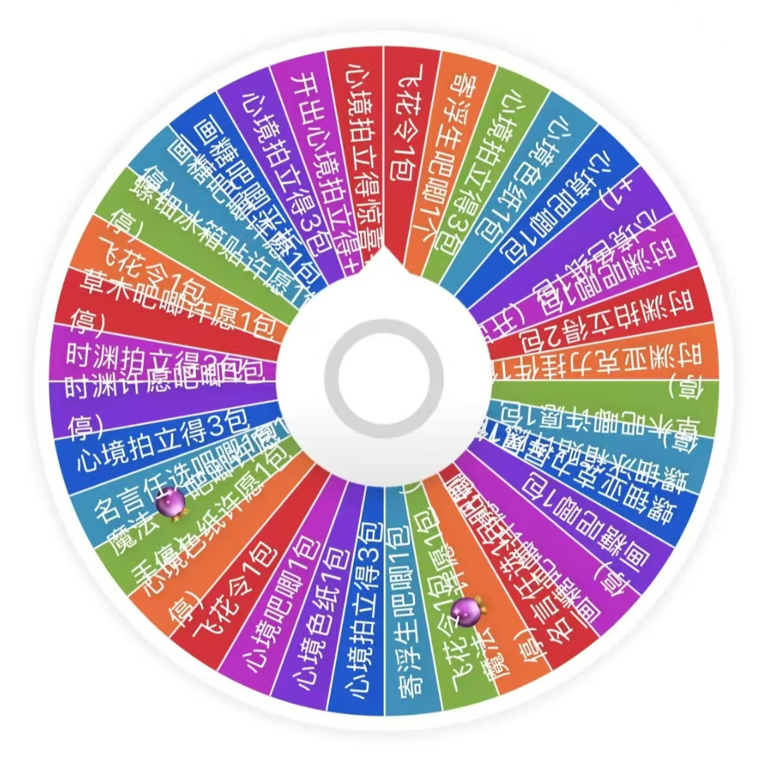 一人之下（正版）吧唧色纸盲盒大转盘