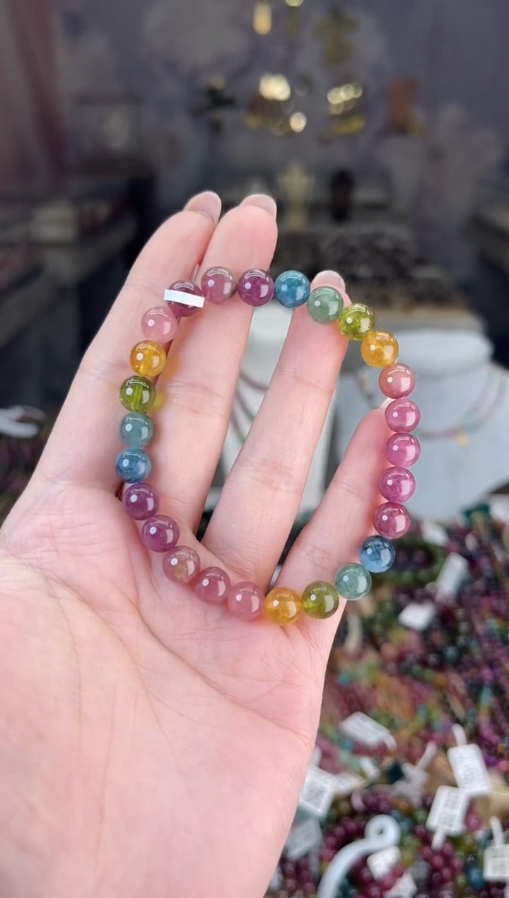 【闪购商品】碧玺/未镶嵌7mm+碧玺单圈多样性发货