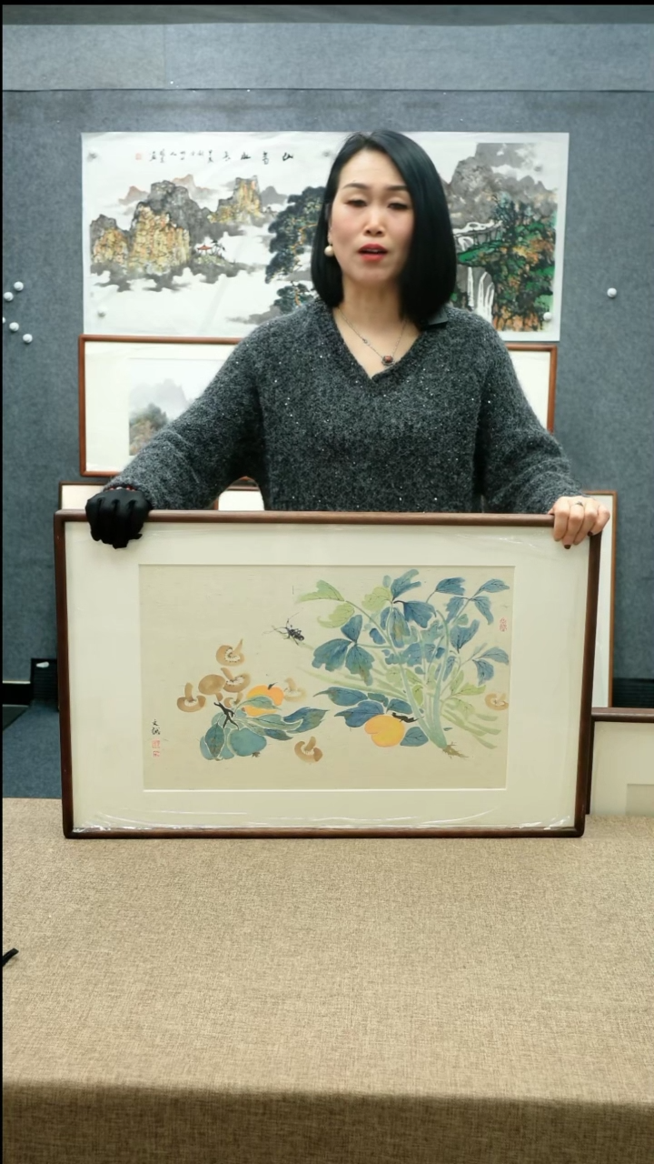 【闪购商品】国画48*77文诚老师花鸟