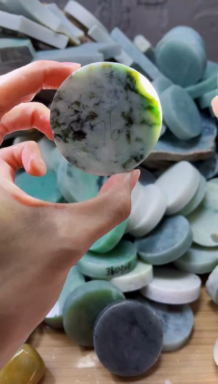 裸石翡翠翡翠a货正品玉石古陈505