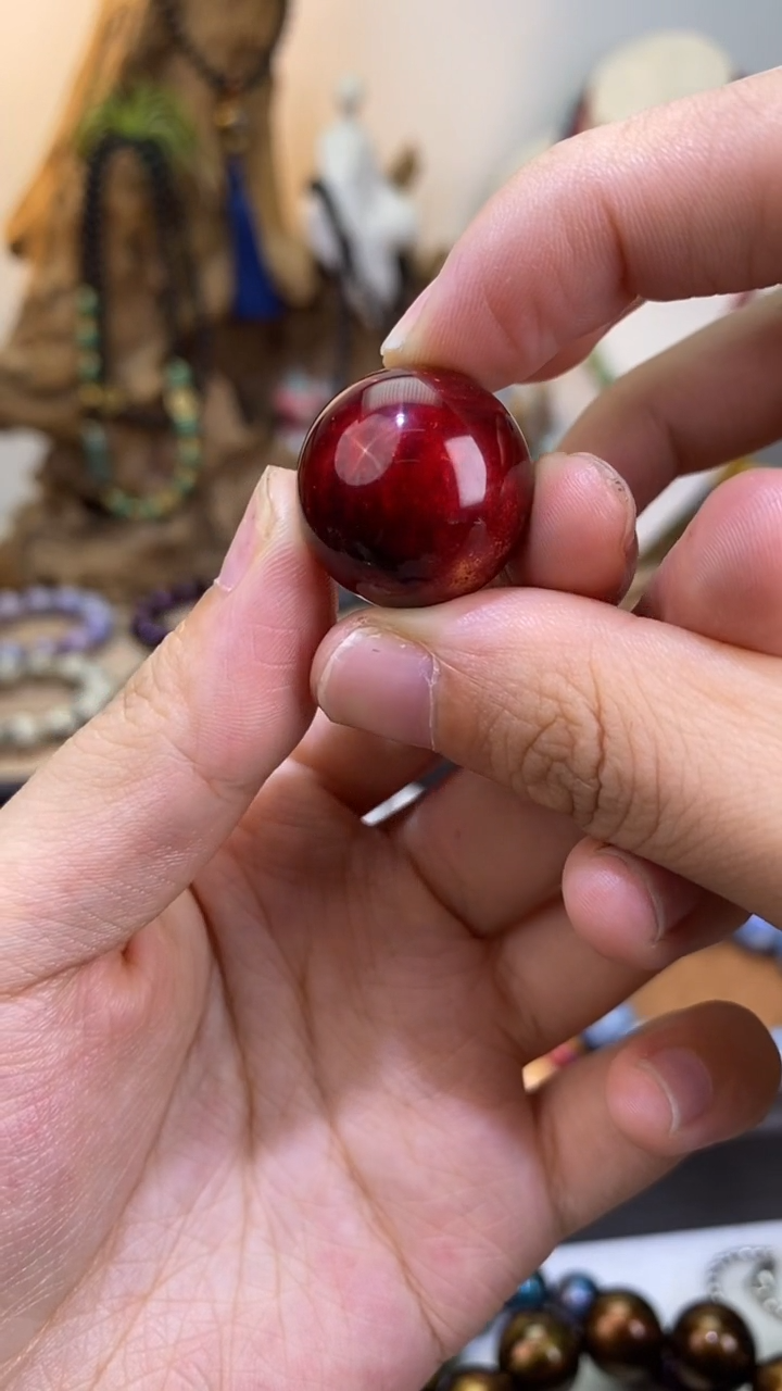 29 非遗大漆2.0漆珠赤宝砂单珠