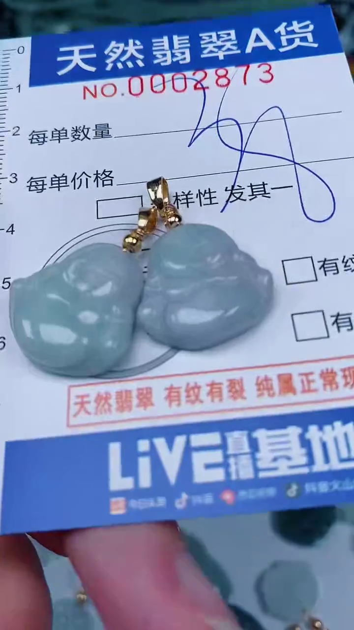 翡翠未镶嵌颈饰00002873