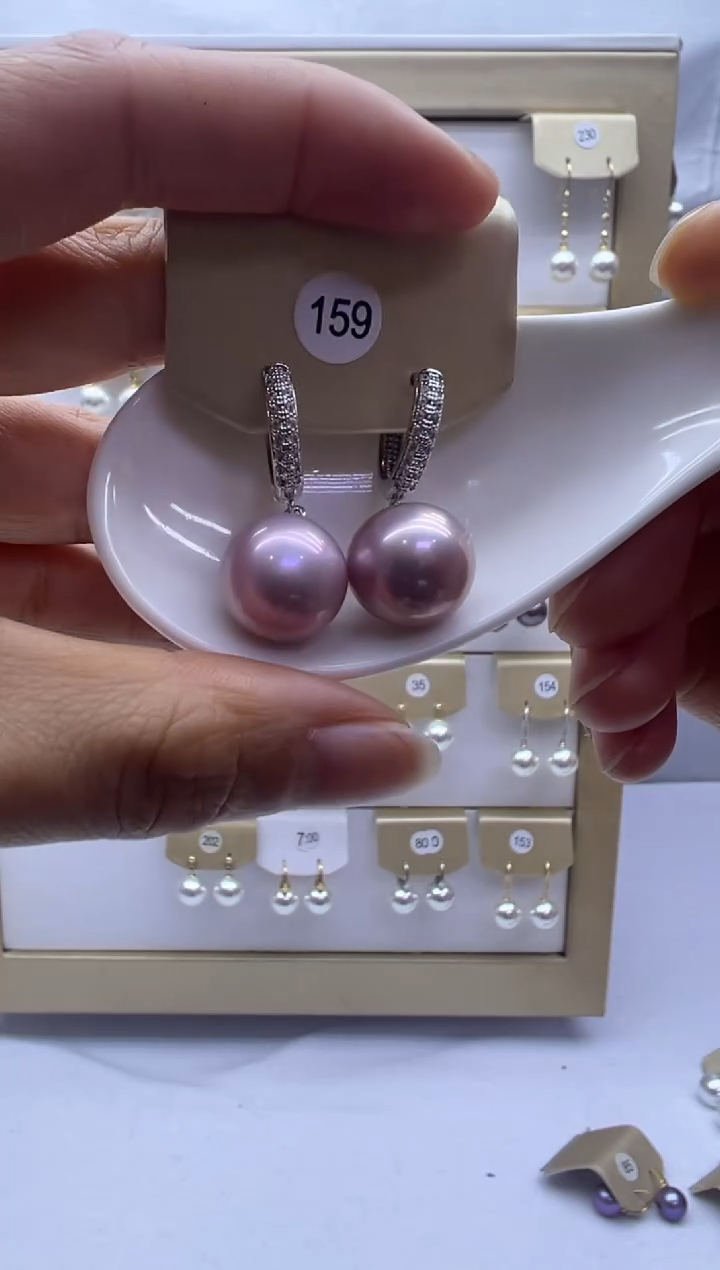 未镶嵌耳饰淡水珍珠159