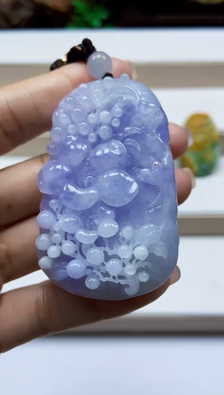 颈饰未镶嵌翡翠翡翠A货