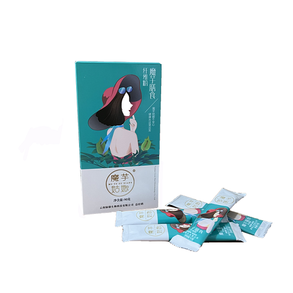 魔芋姑娘 纯天然魔芋膳食纤维粉 90g/盒