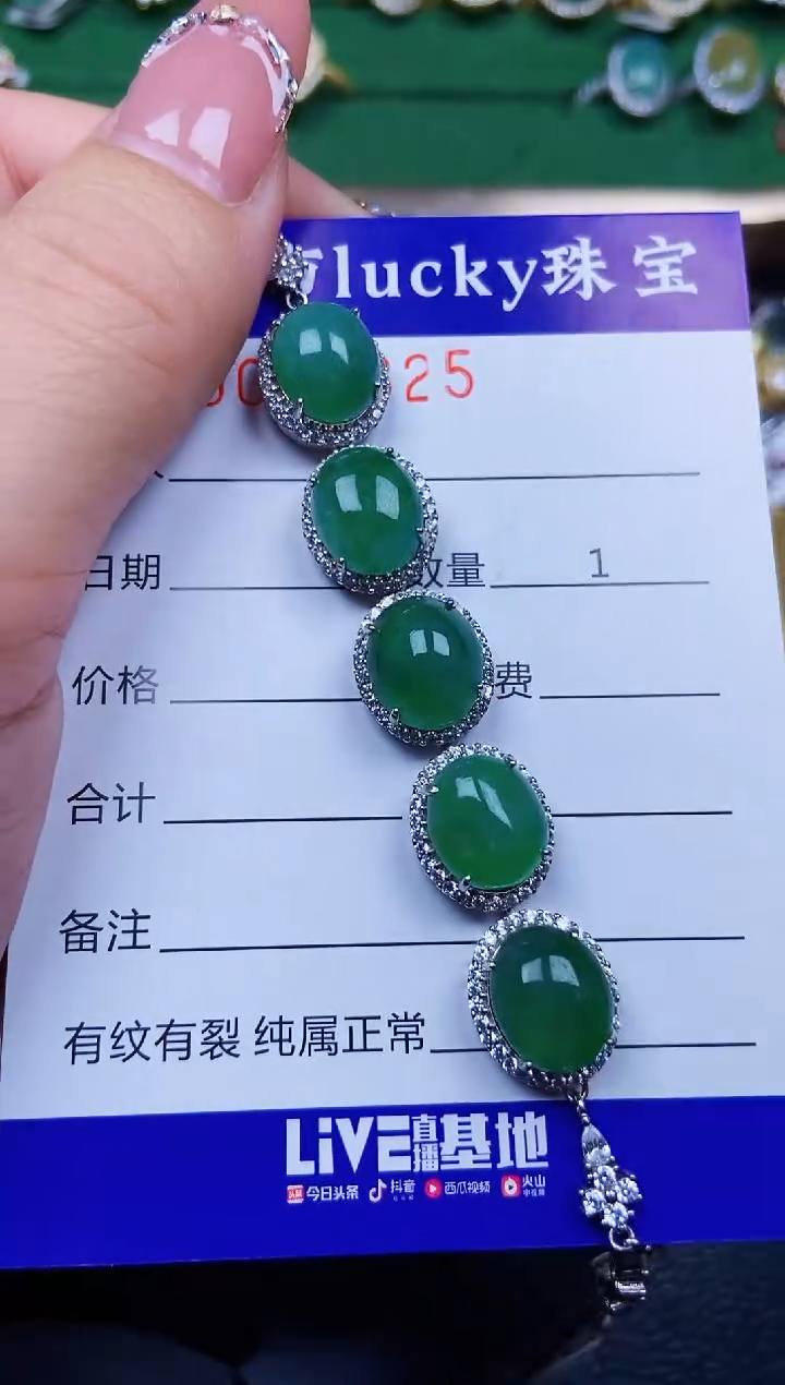 【闪购商品】翡翠颈饰银S925镶嵌0325