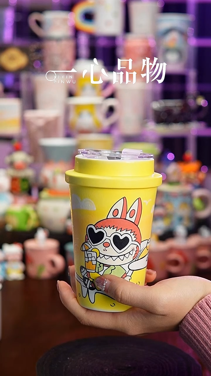 杯子瓷Y751景德镇手工手绘杯子摆件