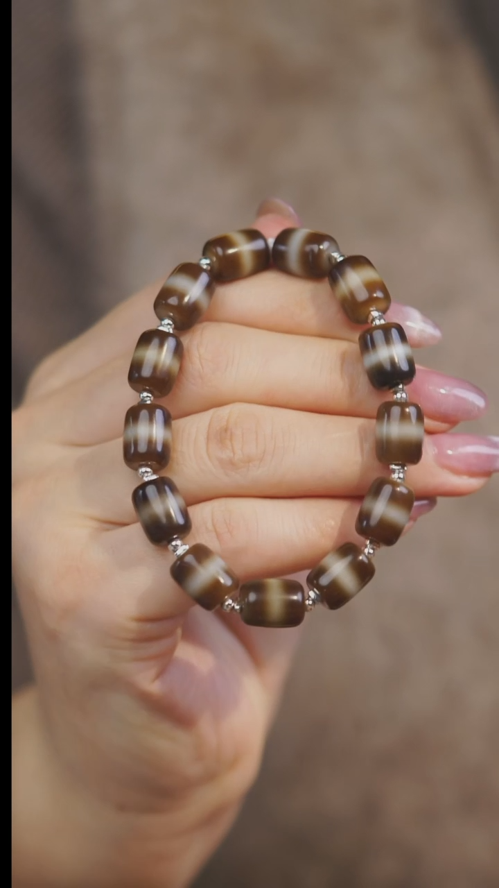 【闪购商品】玛瑙/玉髓手串未镶嵌多样性发一