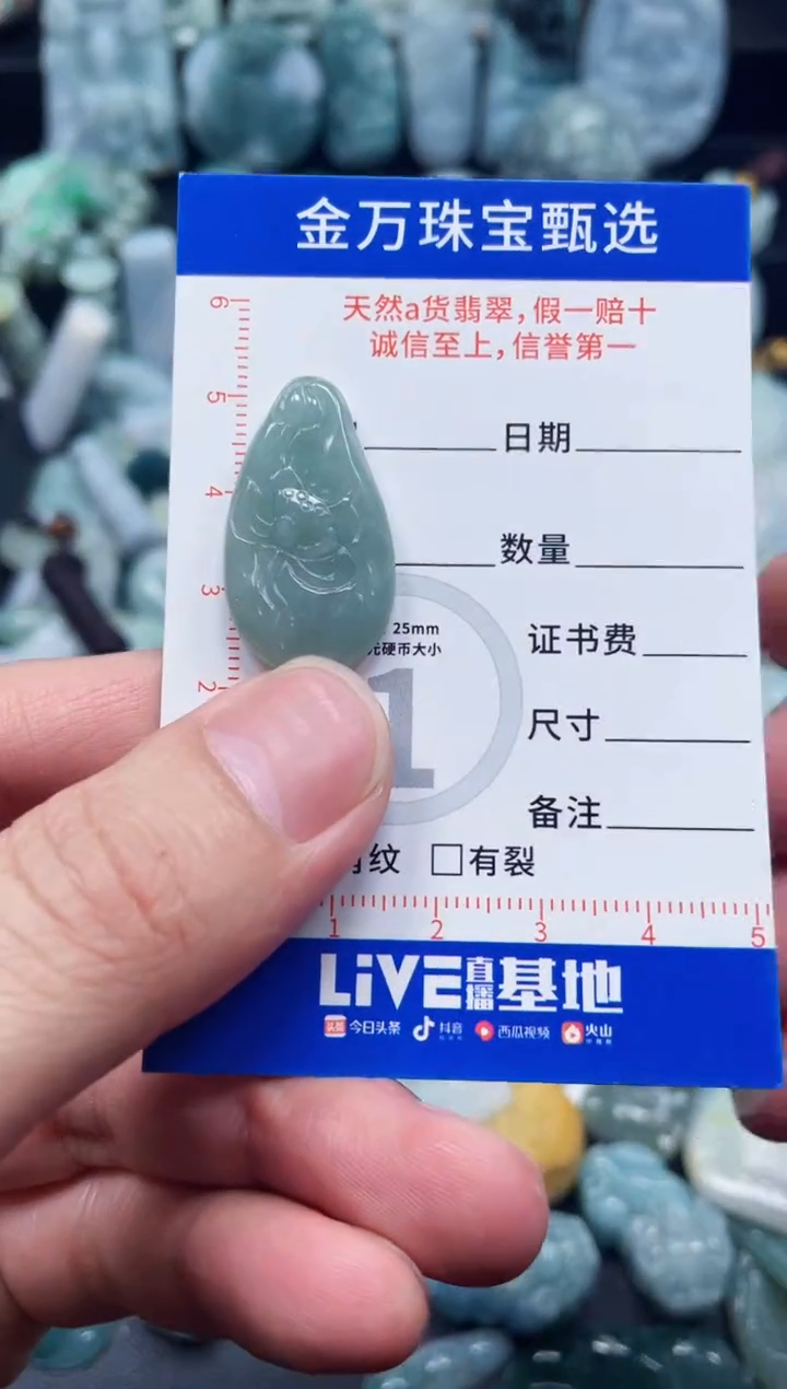 翡翠未镶嵌颈饰天然翡翠a货