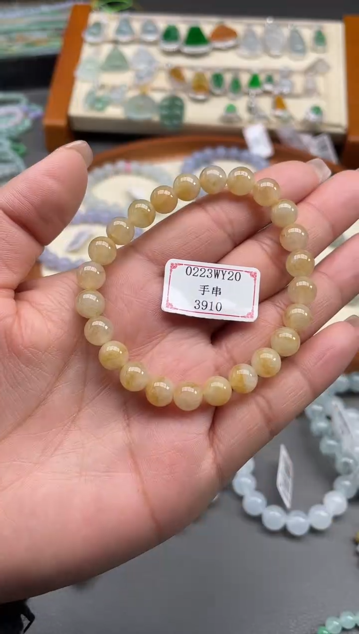 【闪购商品】翡翠手串未镶嵌0223WY20