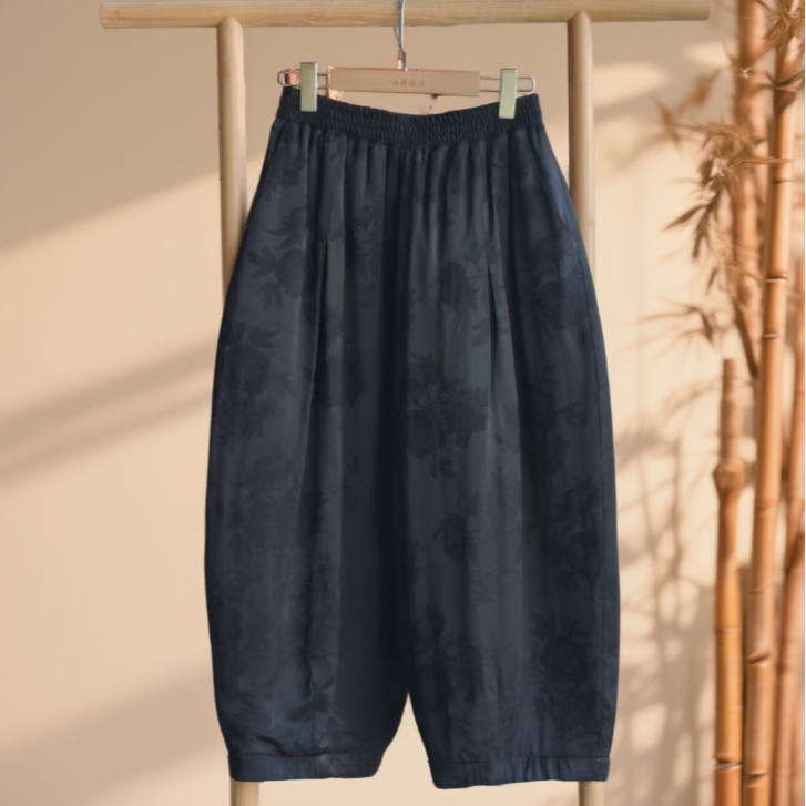 汉舞【福气】高端国风高腰提花大棉裤时尚百搭