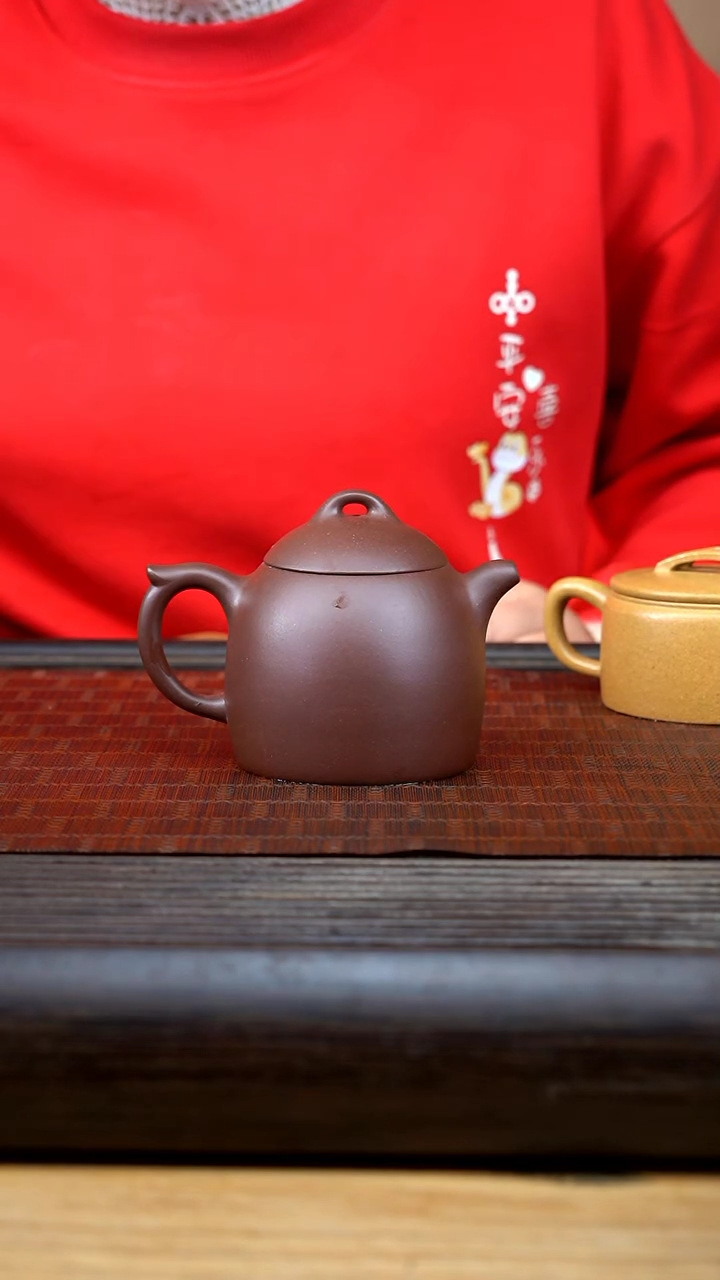 【闪购商品】紫砂茶壶老紫泥 秦权 微瑕 不退不换