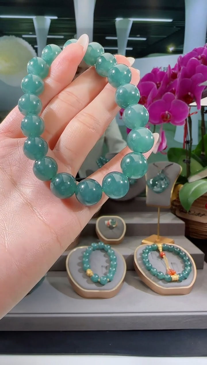 【闪购商品】翡翠手串未镶嵌手串多样性发一