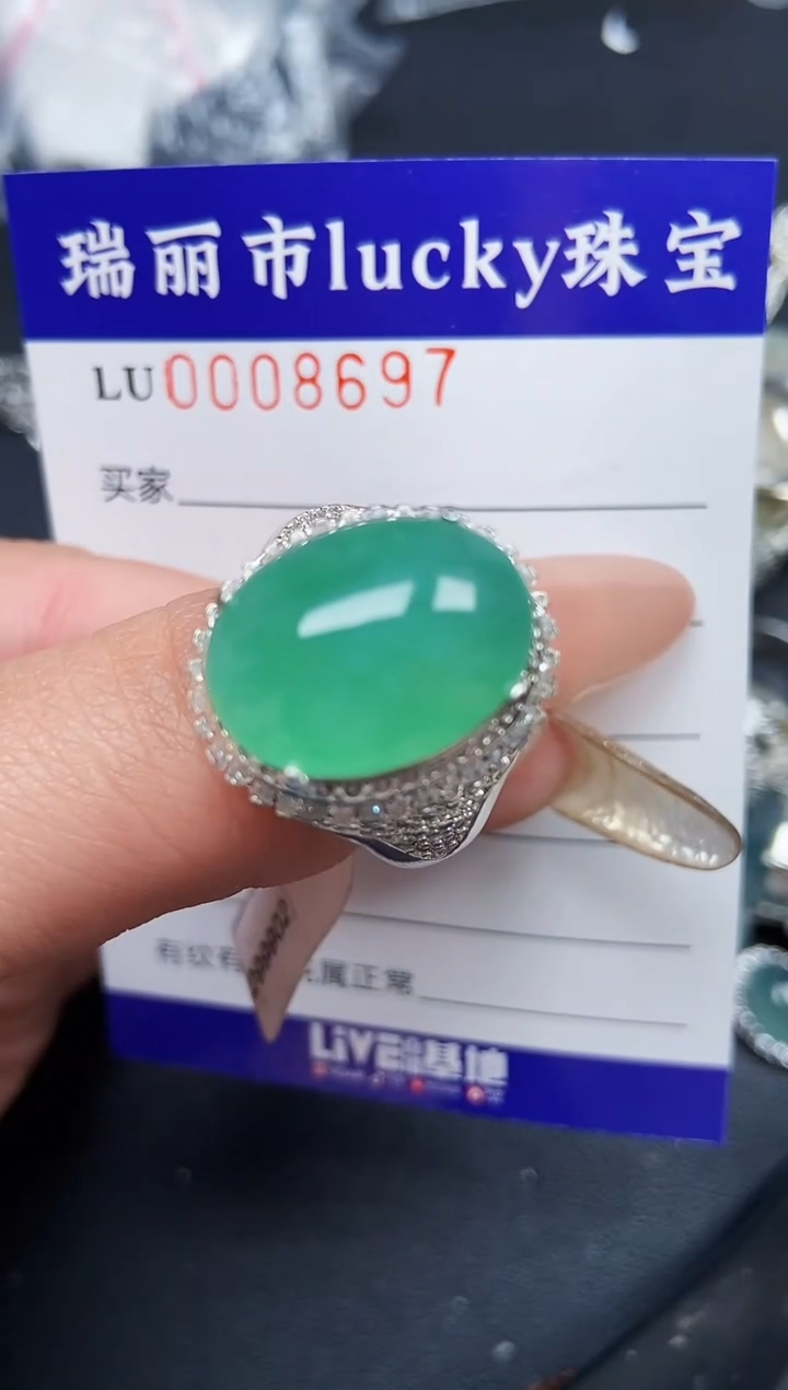 【闪购商品】翡翠颈饰未镶嵌铜托8697