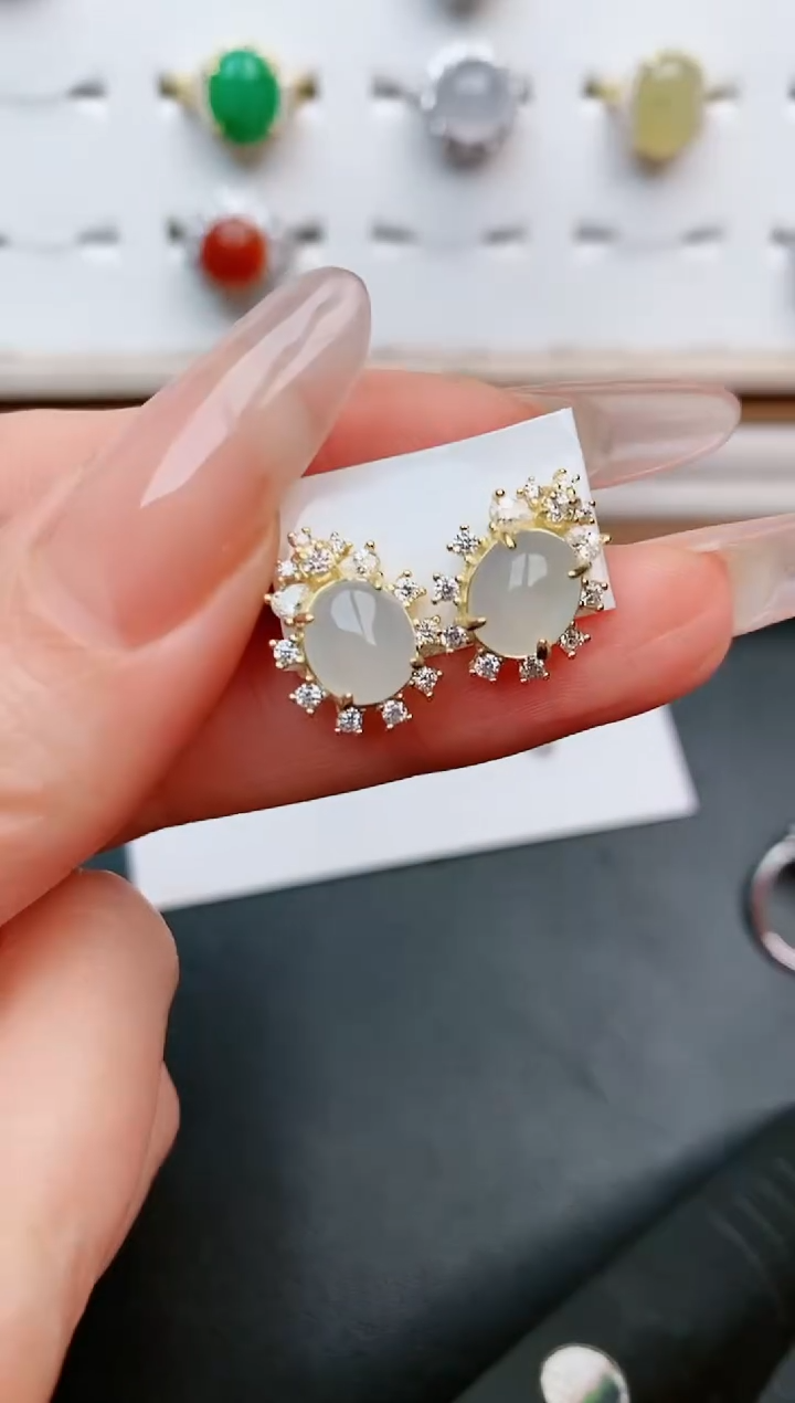 【闪购商品】翡翠戒指银S925镶嵌....