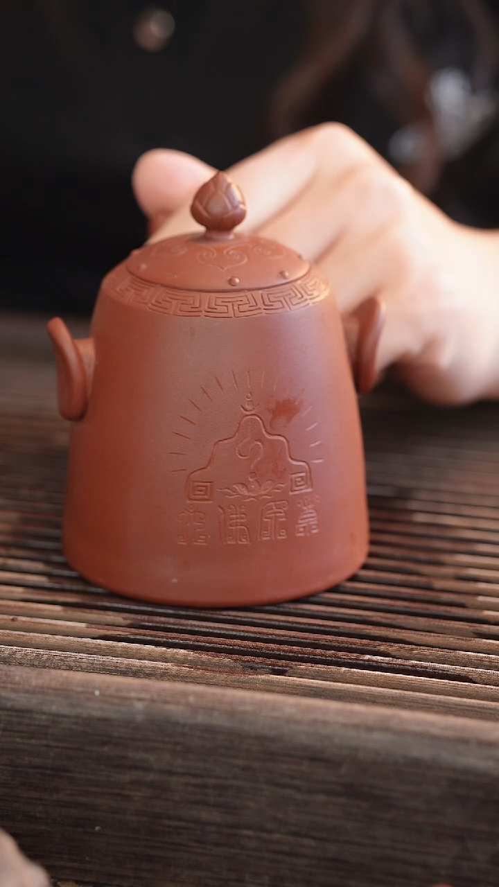 茶壶紫砂哎***害雕刻大象壶