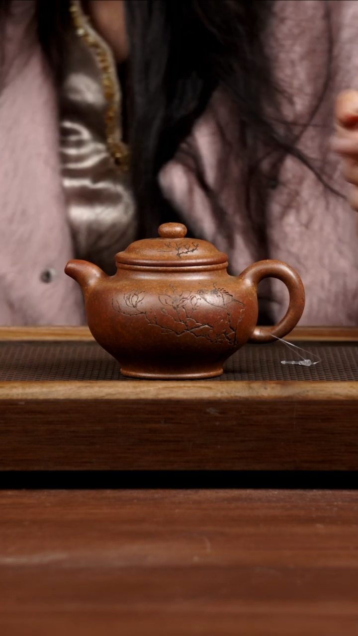 【闪购商品】紫砂茶壶龙骨金砂掇只280CC