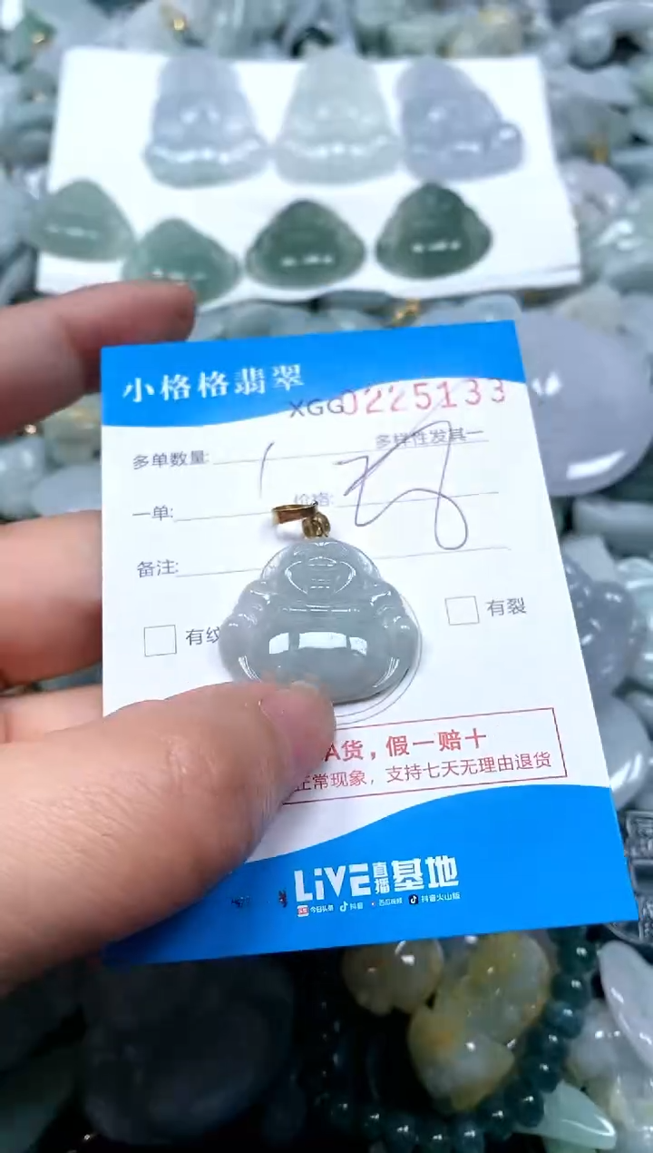 【闪购商品】翡翠颈饰未镶嵌闪购商品0225133