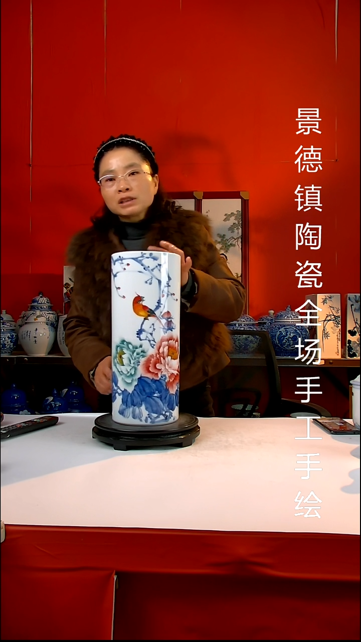 摆件陶瓷景德镇陶瓷 全场手工手绘