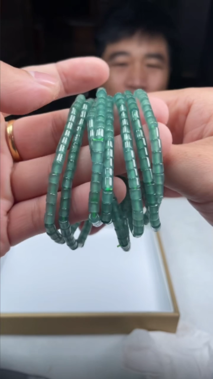 未镶嵌手串翡翠879236-6.19-F7-多样性发其—