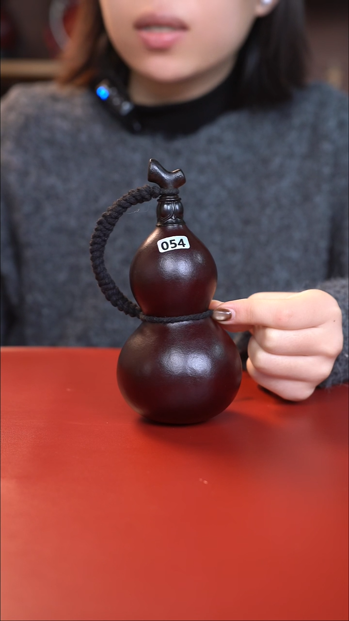 054手工大漆酒葫芦